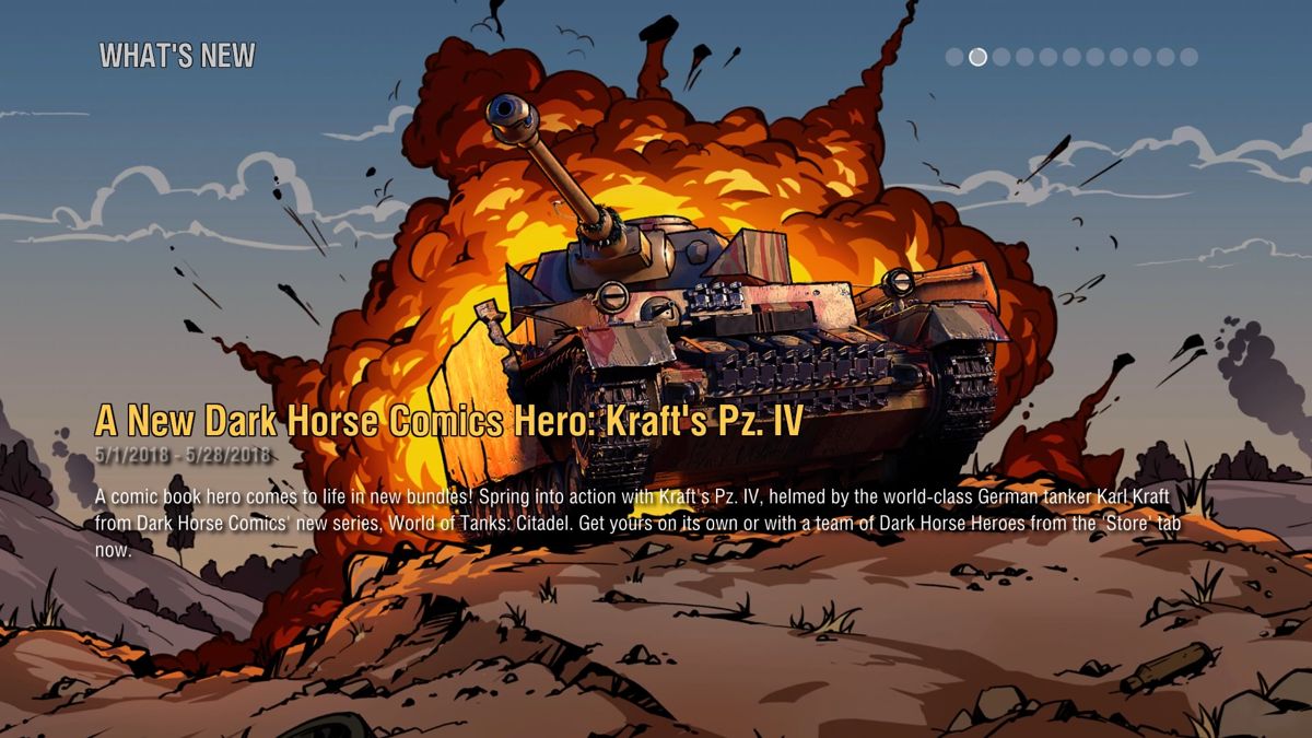 Screenshot of World of Tanks: Kraft's Pz IV Prime (PlayStation 4, 2018 ...