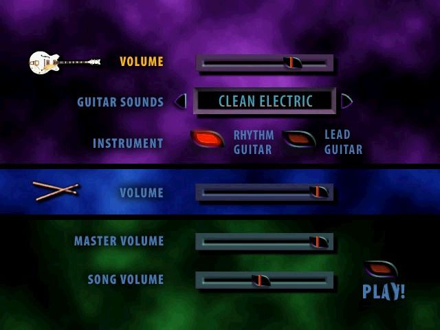 Tomoyasu Hotei: Stolen Song (PlayStation) screenshot: 2 player mode setup