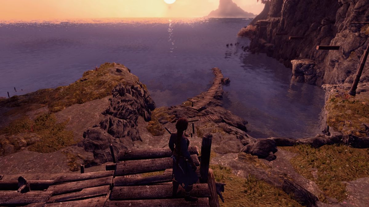 Shadwen (PlayStation 4) screenshot: These docks are no longer in use by the king's army