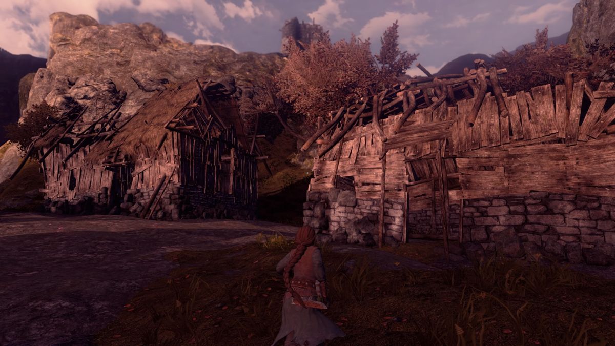 Shadwen (PlayStation 4) screenshot: These abandoned shacks hold several treasure chests