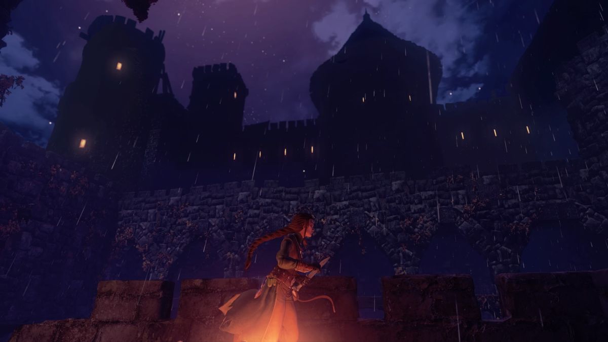 Shadwen (PlayStation 4) screenshot: Running under the cover of night