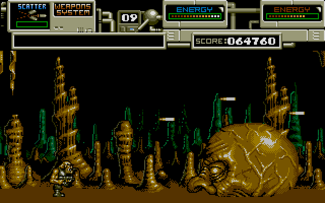 Rubicon (Amiga) screenshot: Head on