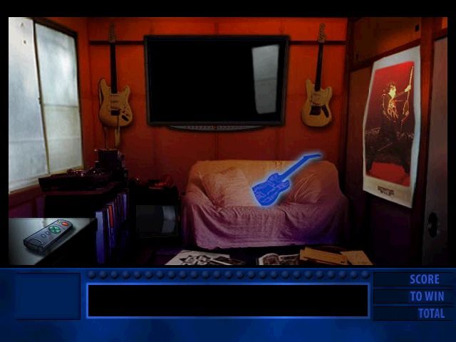 Tomoyasu Hotei: Stolen Song (PlayStation) screenshot: Selecting an object to interact with