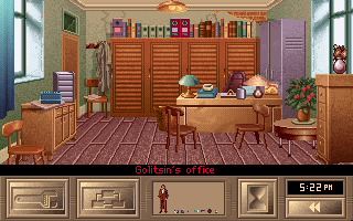 KGB (DOS) screenshot: Golitisin's office