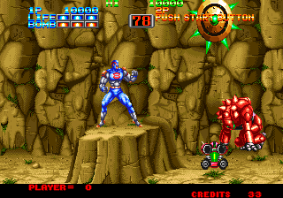 Eight Man (Neo Geo) screenshot: Level 3