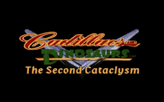 Cadillacs and Dinosaurs: The Second Cataclysm (DOS) screenshot: Game Title