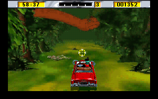Cadillacs and Dinosaurs: The Second Cataclysm (DOS) screenshot: Chapter One Game Play