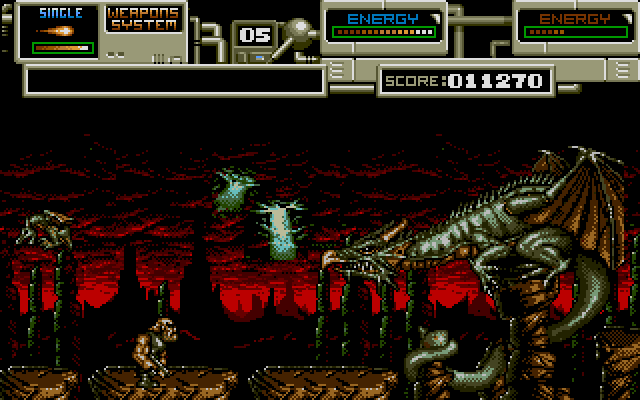 Rubicon (Amiga) screenshot: The level 1 boss
