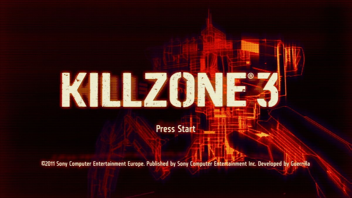 Killzone 3 (PlayStation 3) screenshot: Main title.
