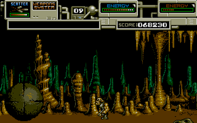 Rubicon (Amiga) screenshot: A boulder