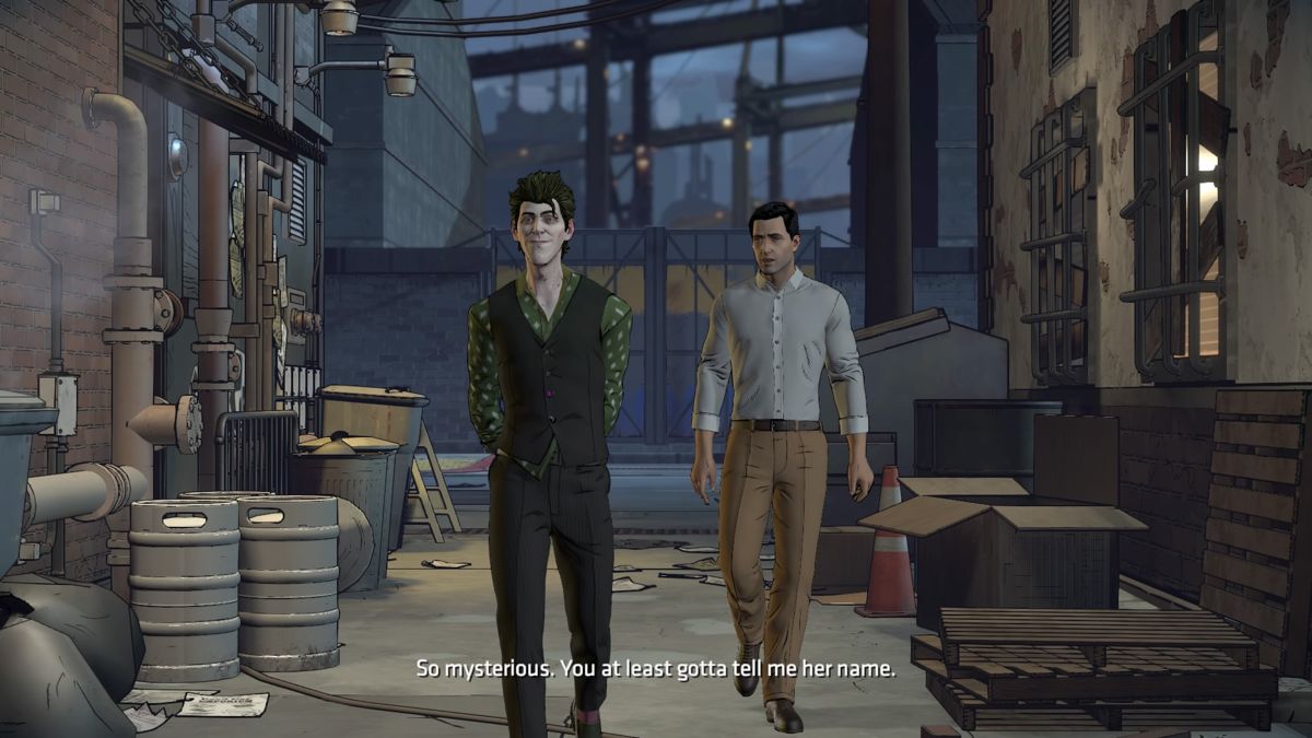 Batman: The Telltale Series - The Enemy Within: Episode Two - The Pact (PlayStation 4) screenshot: Discussing John's love life