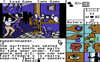 Tass Times in Tonetown (Commodore 64) screenshot: Party like it's 1986!