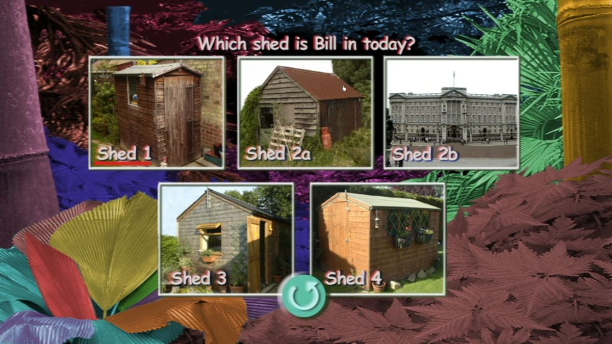 The Shed Game: Original (DVD Player) screenshot: The game screen