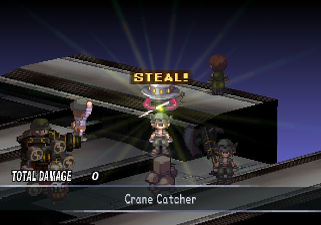Makai Kingdom: Chronicles of the Sacred Tome (PlayStation 2) screenshot: Stealing with the help of an Ufo item