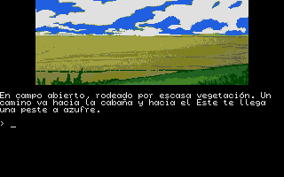 La Aventura Original (Atari ST) screenshot: Wandering east