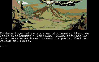 La Aventura Original (Atari ST) screenshot: Climb up?