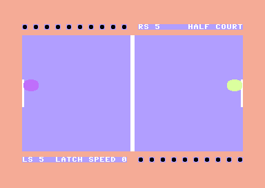 Retro-Ball (Commodore 64) screenshot: Starting