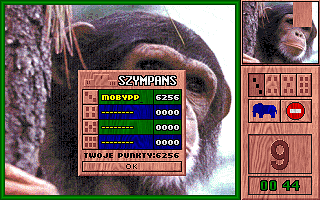 Brzdąc (DOS) screenshot: puzzle high scores