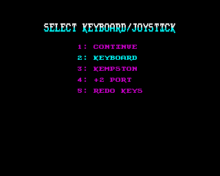 Multi-Player Soccer Manager (ZX Spectrum) screenshot: Title screen
