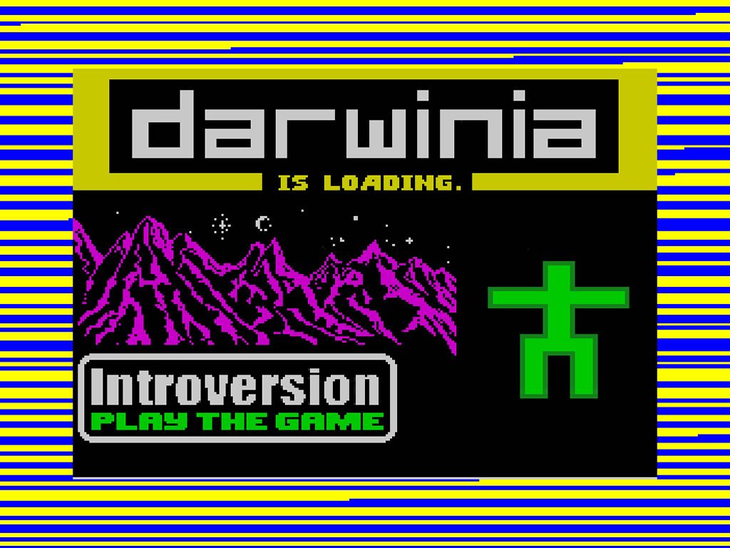 Darwinia (Windows) screenshot: Spectrum intro screen