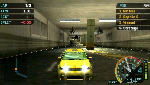 Screenshot of Need for Speed: Underground - Rivals (PSP, 2005) - MobyGames