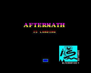 Aftermath (ZX Spectrum) screenshot: Loading screen