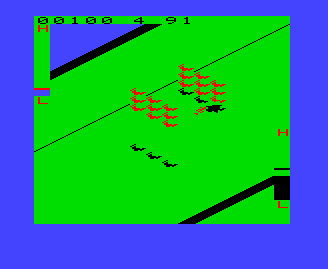 3D Attack (Arcadia 2001) screenshot: Crashed