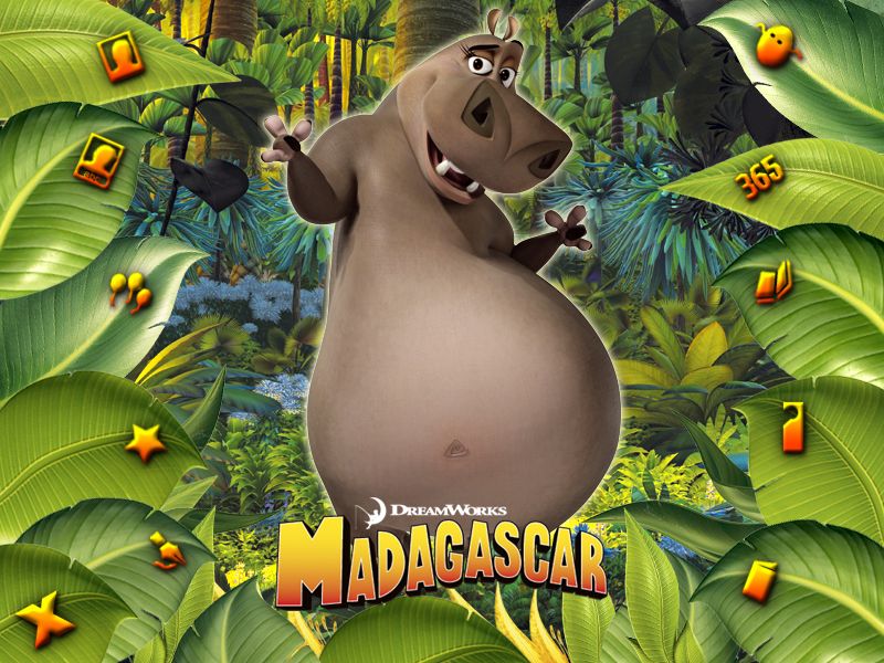 Dreamworks Madagascar: Paint & Create (Windows) screenshot: Main menu 3