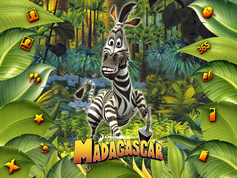 Dreamworks Madagascar: Paint & Create (Windows) screenshot: Main menu 4