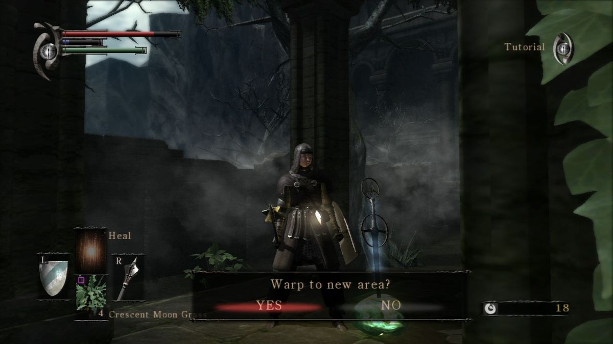 Demon's Souls (PlayStation 3) screenshot: By utilizing archstones you can travel between different areas.