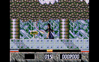Elvira: The Arcade Game (DOS) screenshot: Snakes!