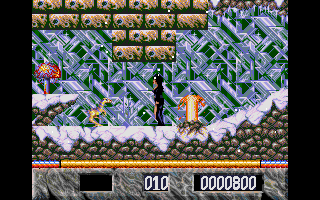 Elvira: The Arcade Game (DOS) screenshot: Little dino
