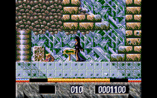 Elvira: The Arcade Game (DOS) screenshot: Demon from the ground