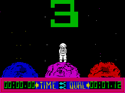 Future Games (ZX Spectrum) screenshot: 3...2...1... go!