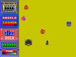 Future Games (ZX Spectrum) screenshot: Go to plane