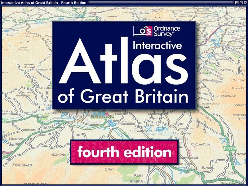 The Ordnance Survey Interactive Atlas of Great Britain: Fourth Edition (included game) (Windows) screenshot: The final title screen