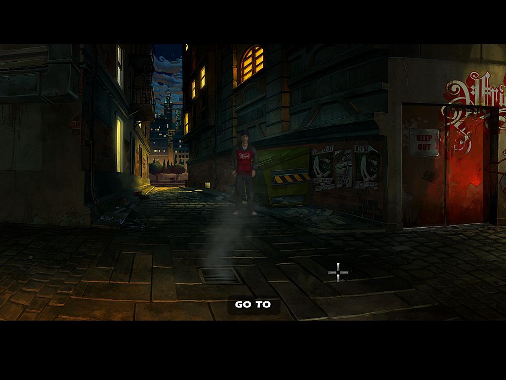 Runaway: A Twist of Fate (Windows) screenshot: Brian in the back alley