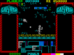 Galivan (ZX Spectrum) screenshot: I found something!