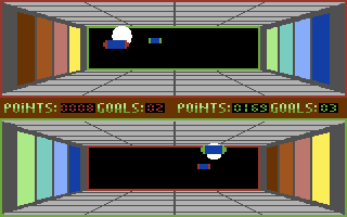 Zero Gravity (Commodore 64) screenshot: The gameplay screen