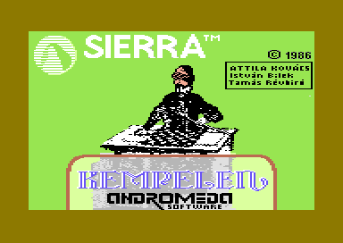 Kempelen (Commodore 64) screenshot: Title Screen