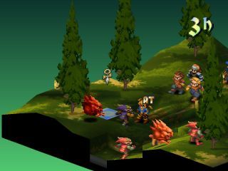 Final Fantasy Tactics (PlayStation) screenshot: Demons!