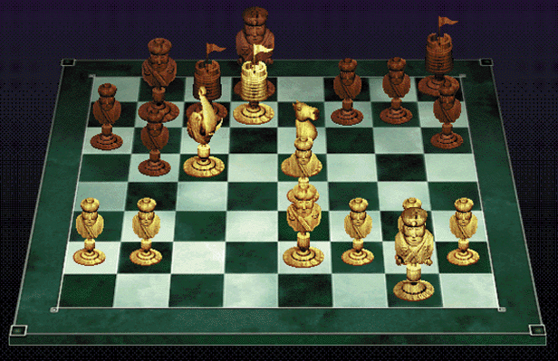 Power Chess (Windows) screenshot: Jade board