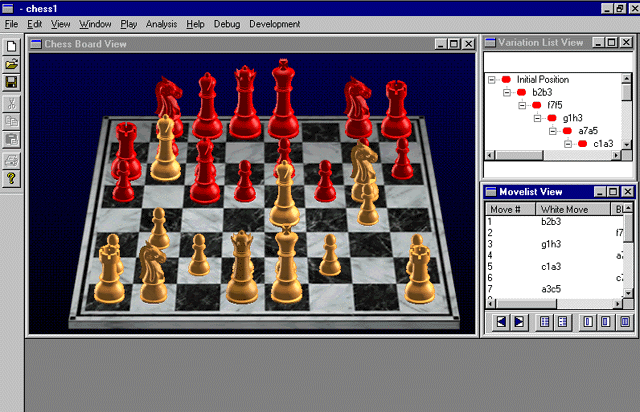 Power Chess (Windows) screenshot: Interface