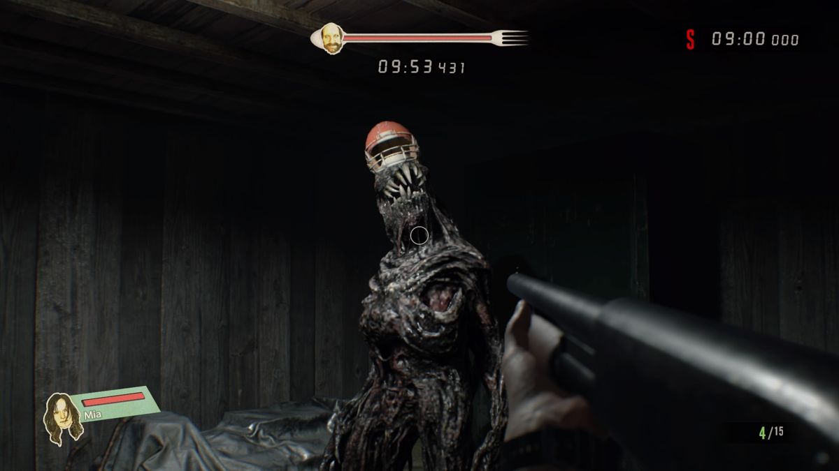 Resident Evil 7: Biohazard - Banned Footage: Vol.2 (PlayStation 4) screenshot: Jack's 55th Birthday: These monsters spawn faster than I can take them out