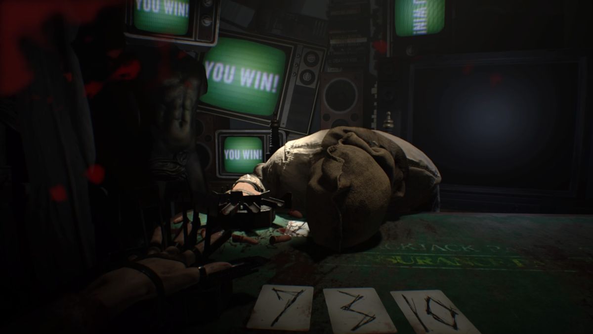 Resident Evil 7: Biohazard - Banned Footage: Vol.2 (PlayStation 4) screenshot: 21: I won the first round