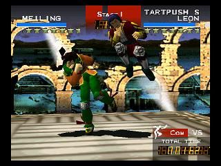 Fighters Destiny (Nintendo 64) screenshot: Kick - answer? Jump!
