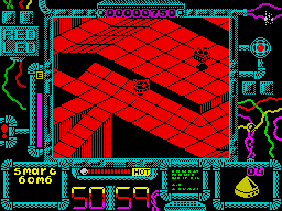 Battle Droidz (ZX Spectrum) screenshot: This thing looks strange
