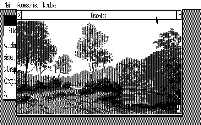 Wonderland (DOS) screenshot: Tandy 4-Color Option