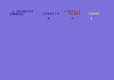 Cassette 50 (Commodore 64) screenshot: Boggles (Master Logic)