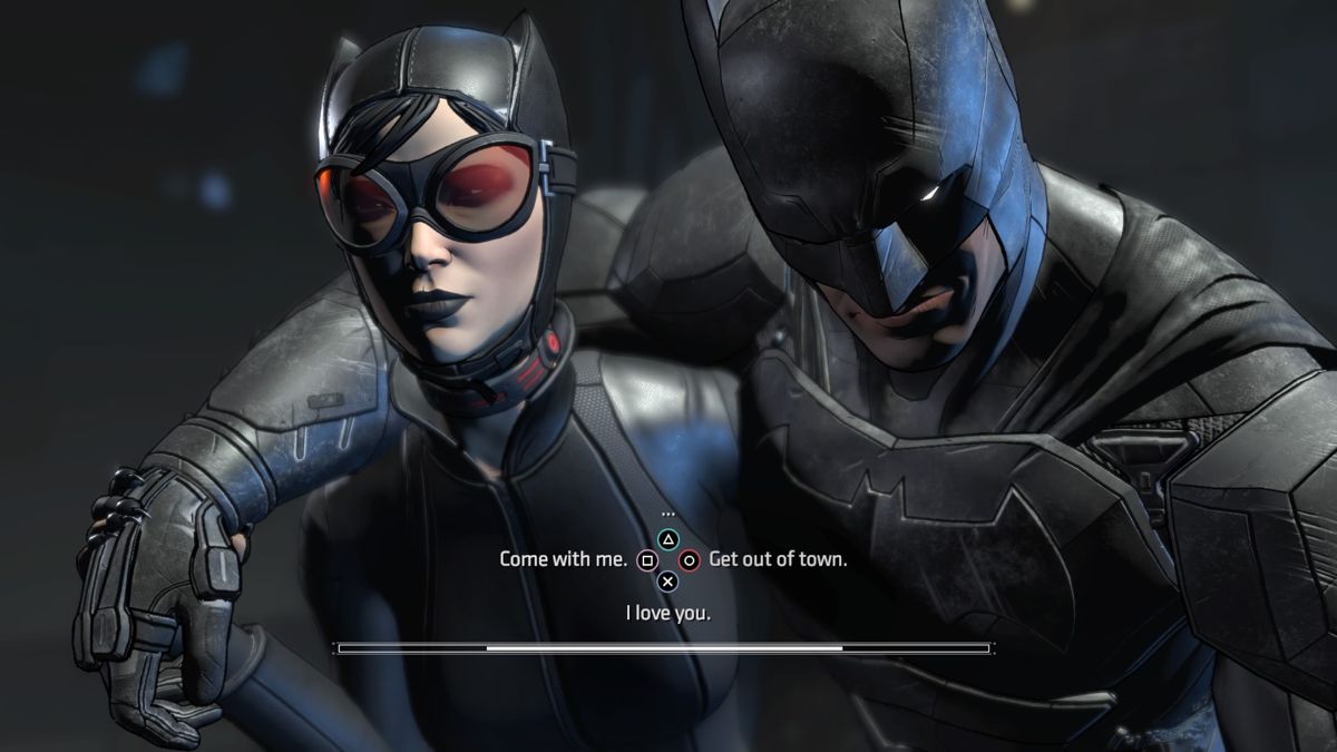 Screenshot of Batman: The Telltale Series - The Enemy Within: Episode Five  - Same Stitch (PlayStation 4, 2018) - MobyGames